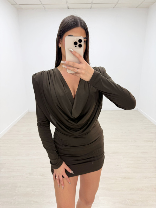 copy of VESTIDO ALICE MARRÓN