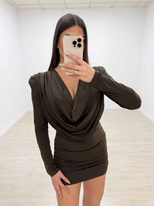 copy of VESTIDO ALICE MARRÓN