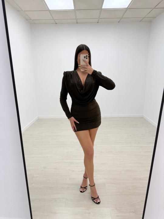 VESTIDO ALICE MARRÓN