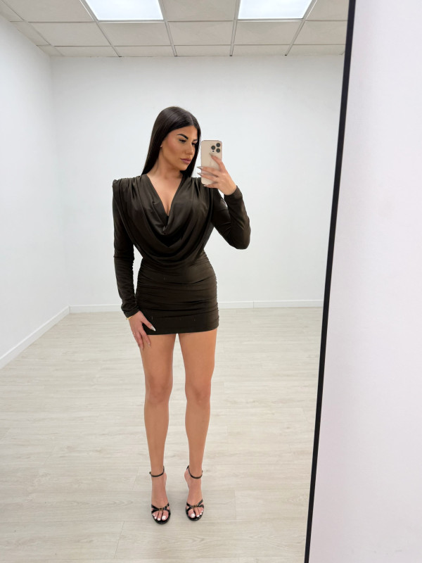 VESTIDO ALICE MARRÓN