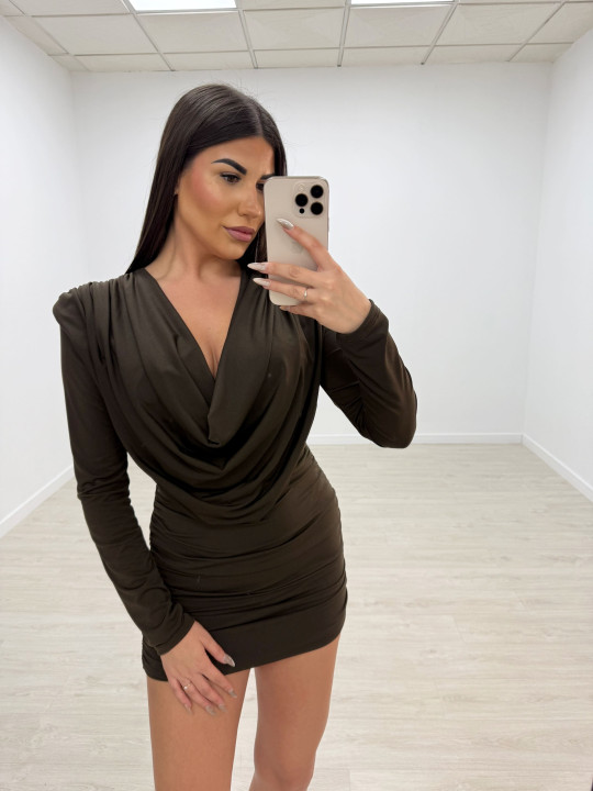 VESTIDO ALICE MARRÓN