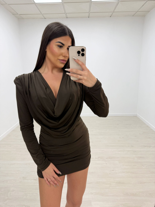 VESTIDO ALICE MARRÓN