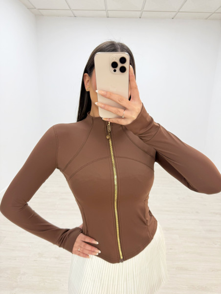 CHAQUETA LULU MARRÓN