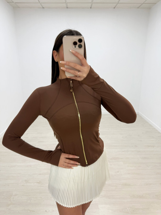 CHAQUETA LULU MARRÓN