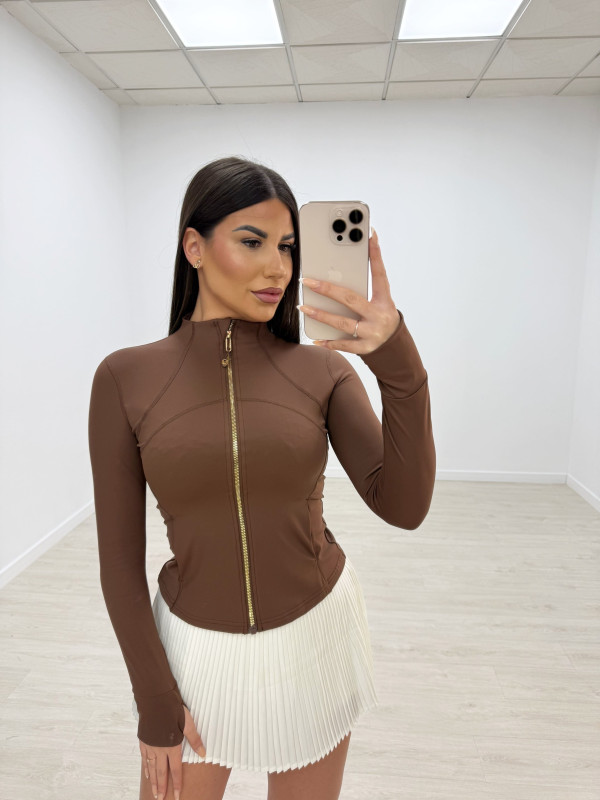 CHAQUETA LULU MARRÓN