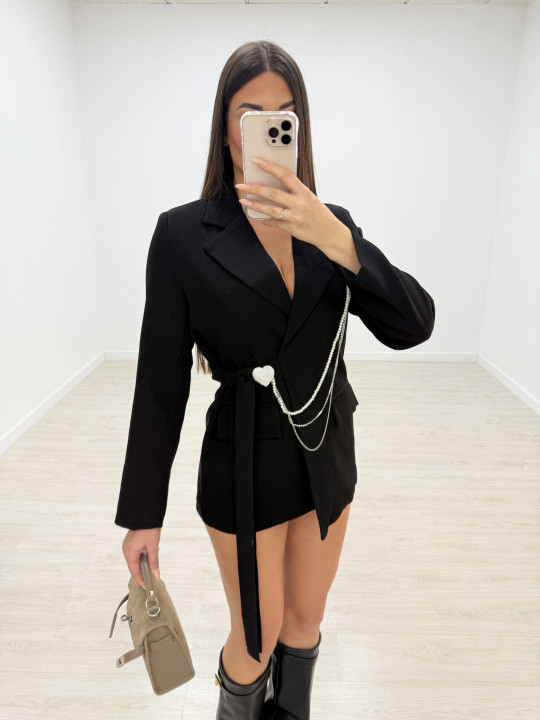 BLAZER EXCLUSIVA CORAZÓN NEGRA