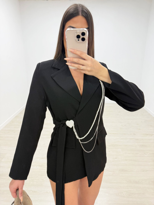 BLAZER EXCLUSIVA CORAZÓN NEGRA
