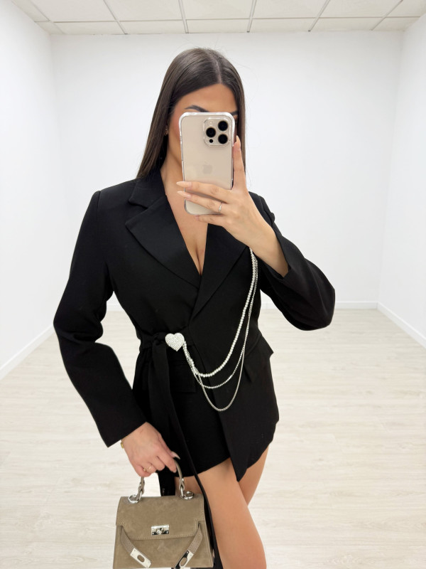 BLAZER EXCLUSIVA CORAZÓN NEGRA