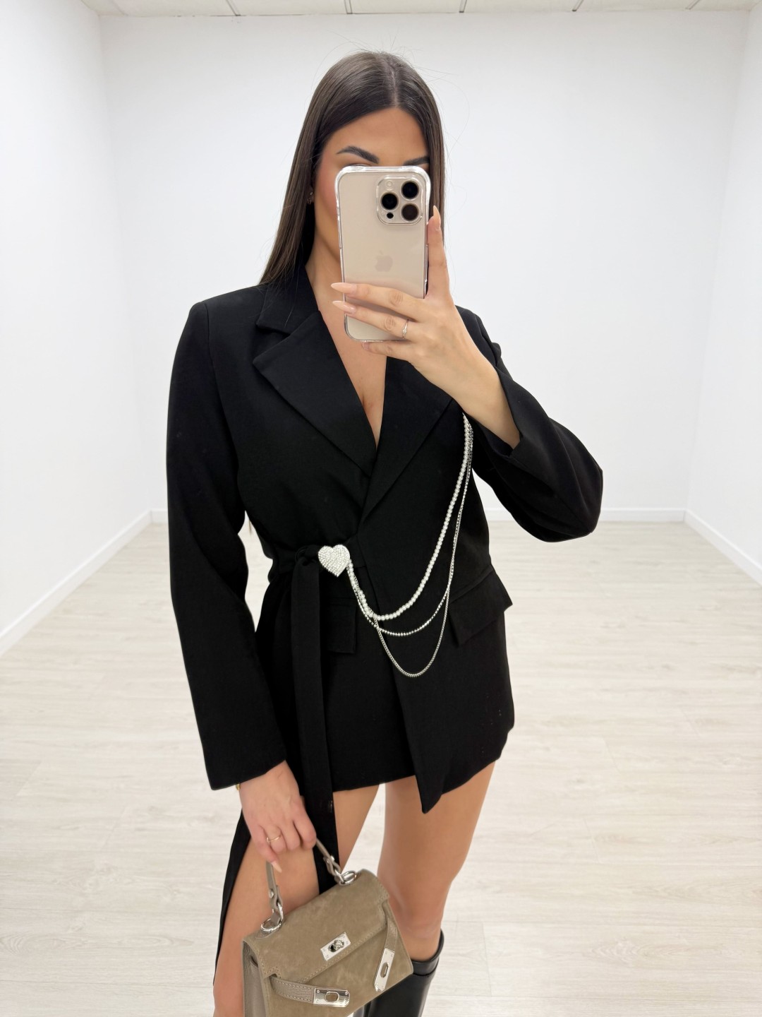 BLAZER EXCLUSIVA CORAZÓN NEGRA