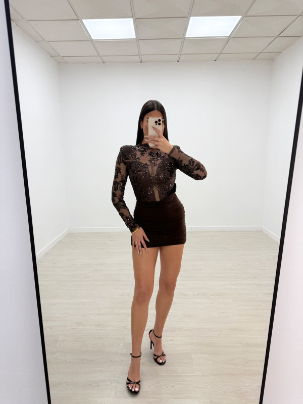 copy of VESTIDO MILÁN MARRÓN