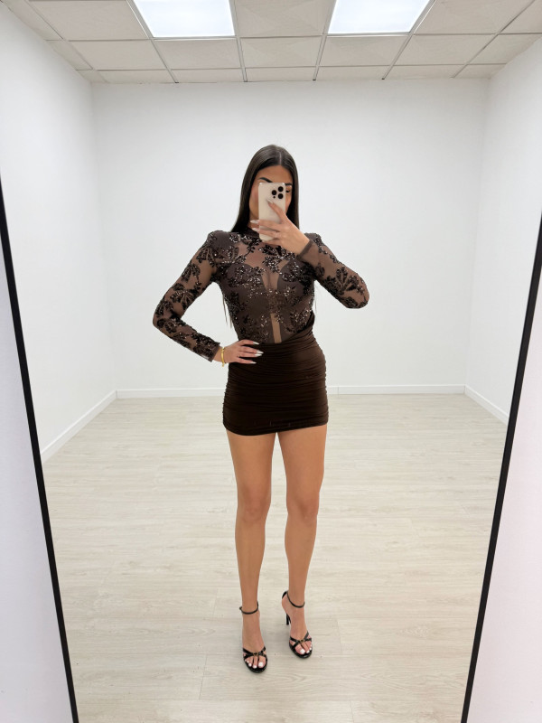 copy of VESTIDO MILÁN MARRÓN