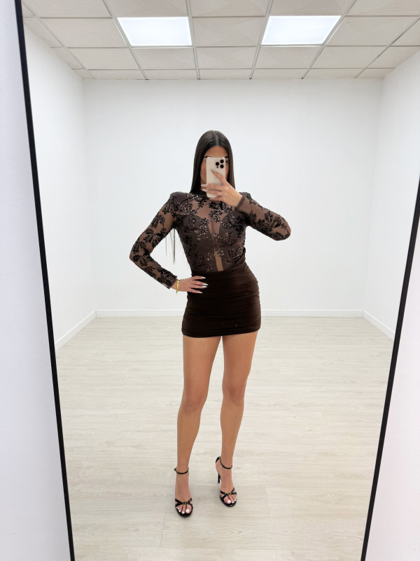 copy of VESTIDO MILÁN MARRÓN