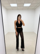 CONJUNTO LUXURY BRILLO NEGRO