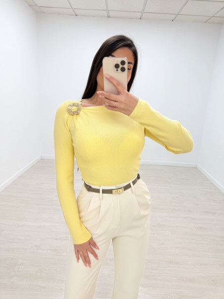 JERSEY DETALLE AMARILLO