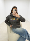 SUDADERA BALEN GRIS OSCURO