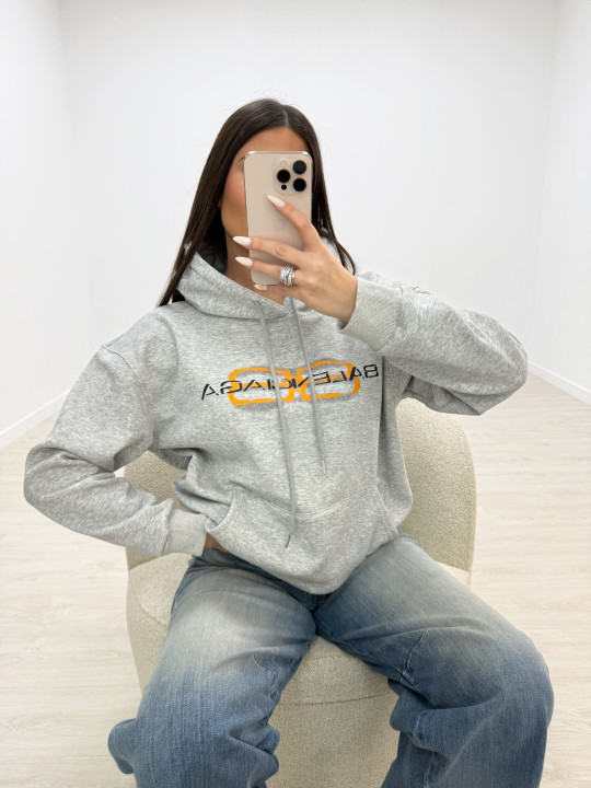 SUDADERA BALEN GRIS CLARO