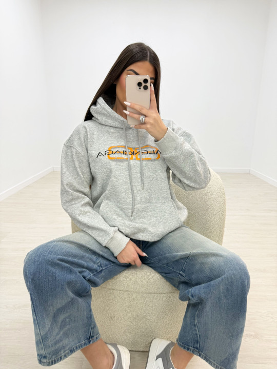 SUDADERA BALEN GRIS CLARO