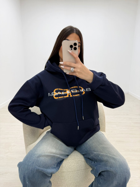 SUDADERA BALEN AZUL MARINO