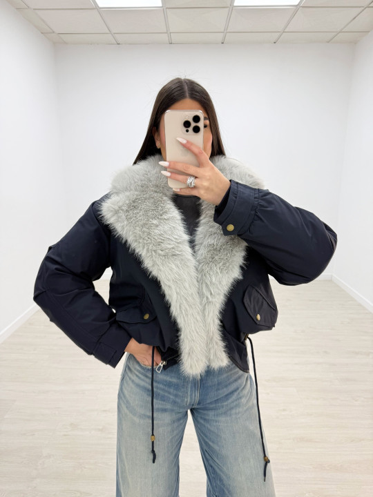 ABRIGO NORTH AZUL MARINO