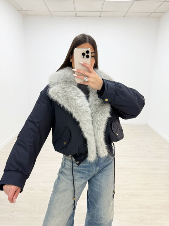 ABRIGO NORTH AZUL MARINO