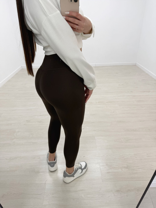 LEGGINS LULÚ MARRÓN