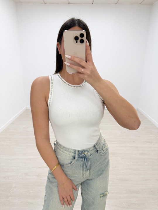 TOP LAVADO TACHAS BLANCO