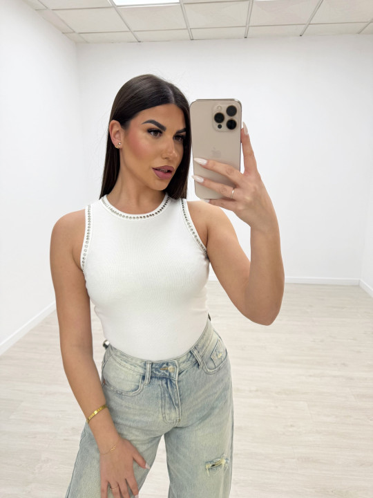 TOP LAVADO TACHAS BLANCO