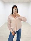 CAMISA OVERSIZE RAYAS ROSA