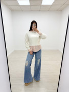 JERSEY CROP LANA BLANCO