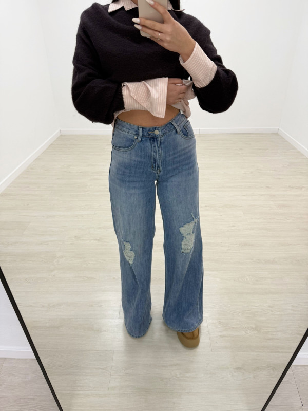PANTALÓN VAQUERO WIDE LEG EXTRA 5114