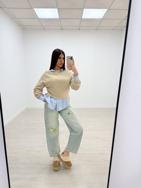 PANTALÓN VAQUERO BAGGY CASUAL