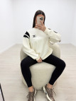 SUDADERA CHANEL BLANCA