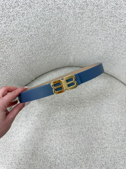 CINTURÓN BB CELESTE (PIEL 100%)