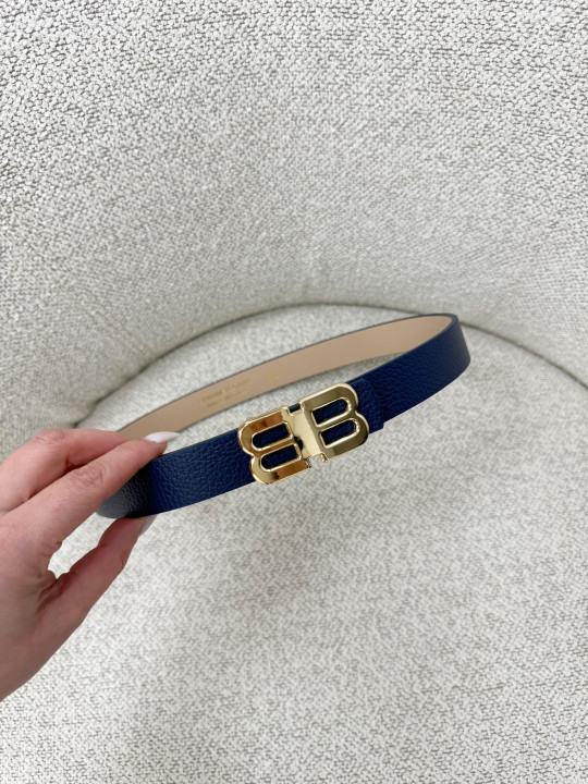 CINTURÓN BB AZUL (PIEL 100%)