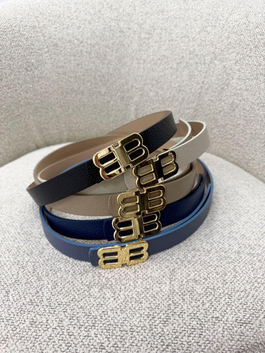 CINTURÓN BB AZUL (PIEL 100%)