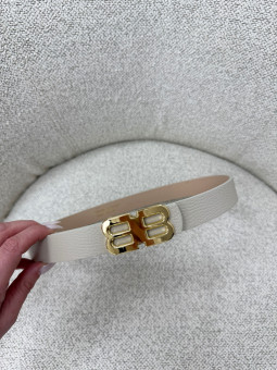 CINTURÓN BB BEIGE (PIEL 100%)