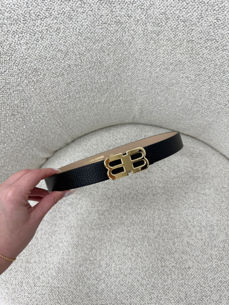 CINTURÓN BB NEGRO (PIEL 100%)