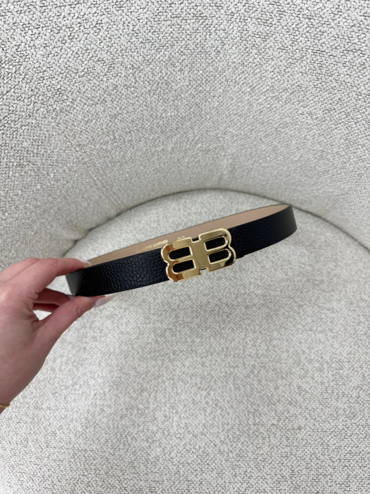 CINTURÓN BB NEGRO (PIEL 100%)