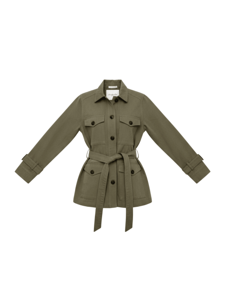 CHAQUETA SAFARI VERDE