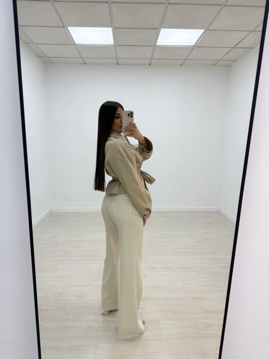 PANTALÓN HIGHT QUALITY BEIGE