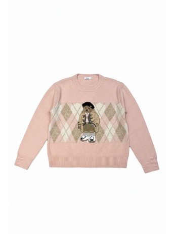 JERSEY OSO ROMBOS ROSA