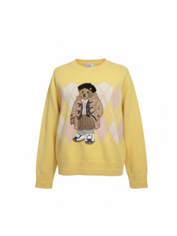 JERSEY OSO ROMBOS AMARILLO