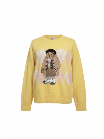 JERSEY OSO ROMBOS AMARILLO