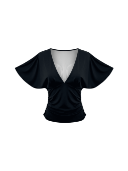 TOP ALBA NEGRO (LICRA FRÍA)