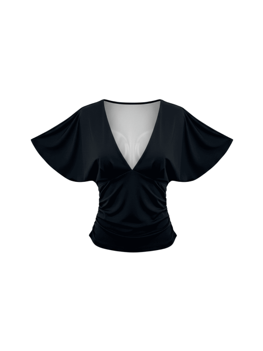 TOP ALBA NEGRO (LICRA FRÍA)