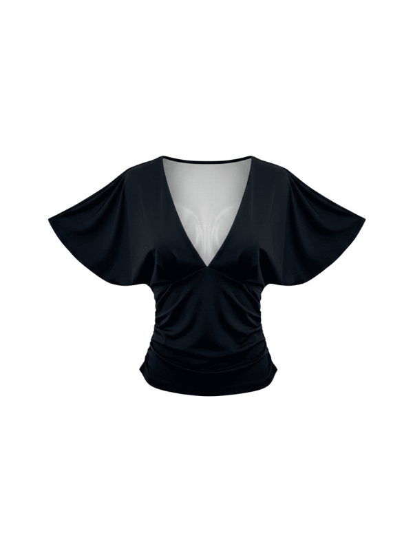 TOP ALBA NEGRO (LICRA FRÍA)