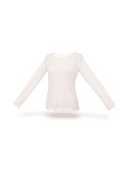 CAMISETA SEMITRANSPARENTE ROSA