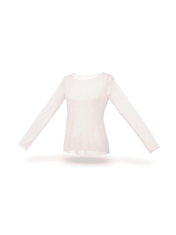 CAMISETA SEMITRANSPARENTE ROSA