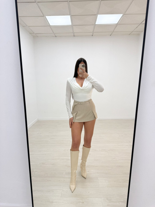 FALDA PANTALÓN BRIANA BEIGE