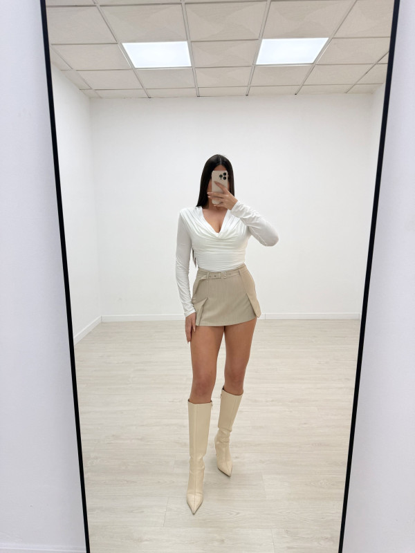 FALDA PANTALÓN BRIANA BEIGE